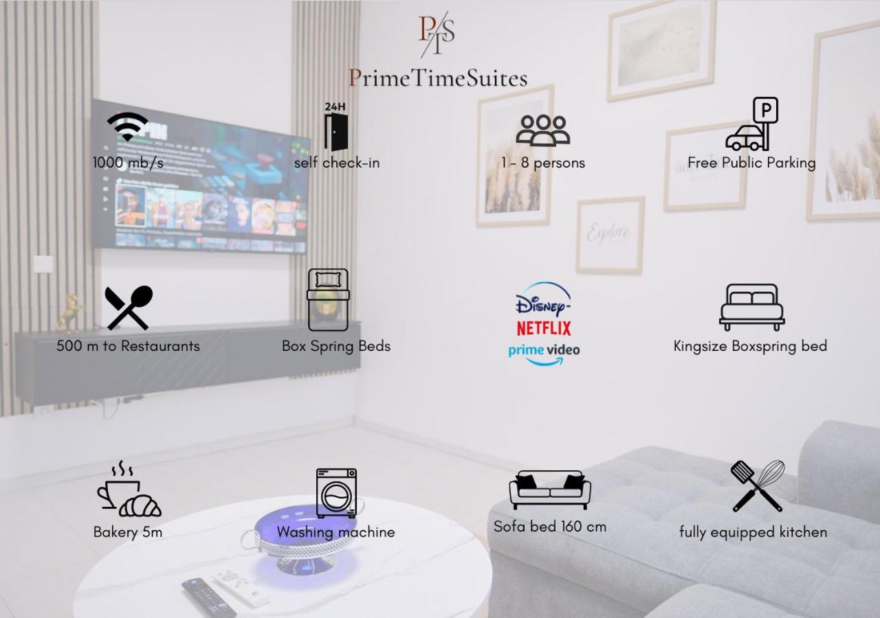 Primetime Suite Fuer 8+Kueche/Wifi Ессен Екстер'єр фото